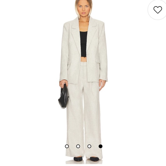 We wore what Low Rise Wool Trousers Heather Lt Grey - Picture 4 of 4